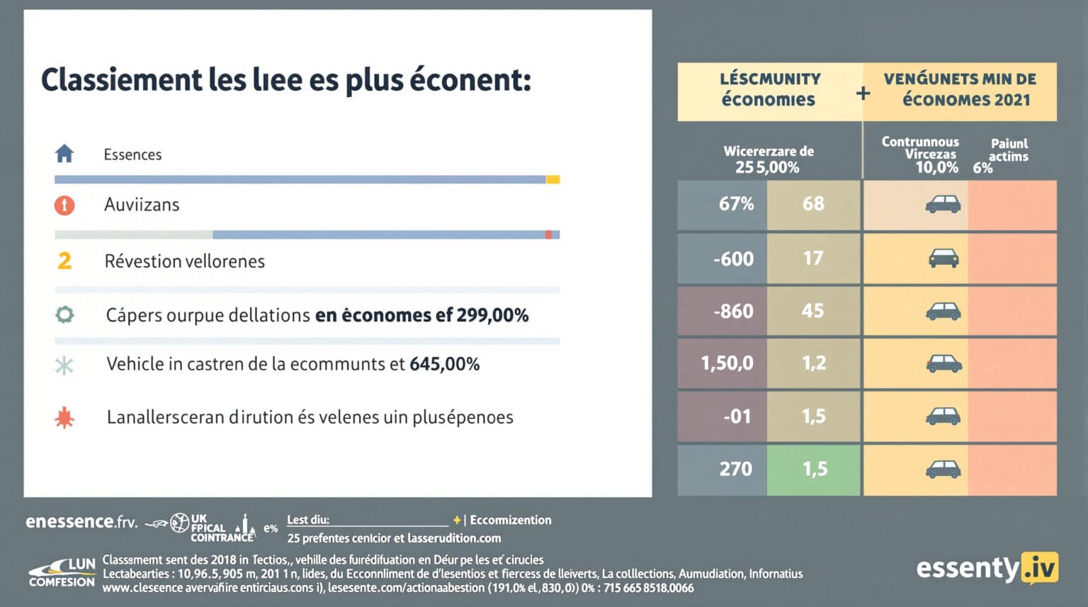 Classement des voitures les plus économes en essence