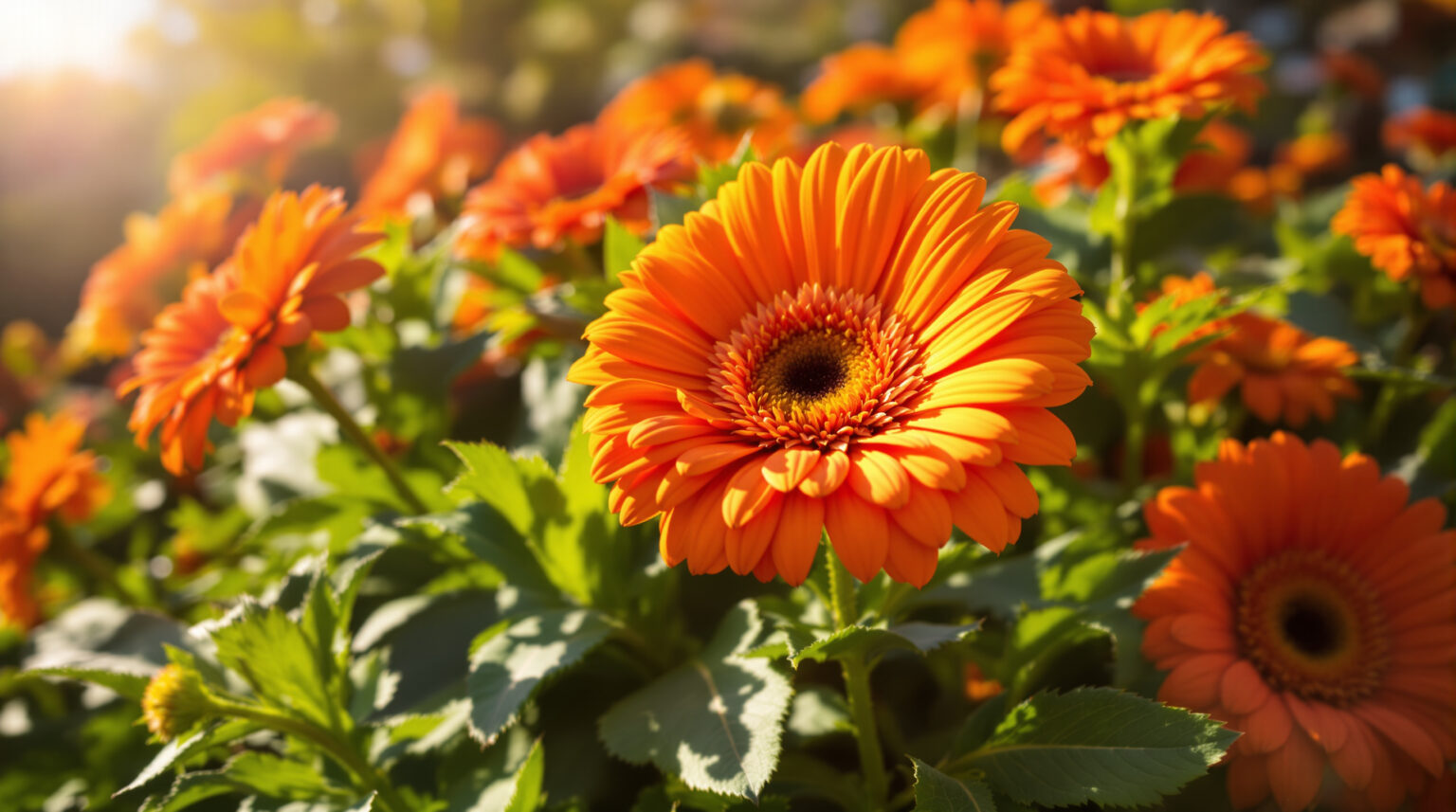 Gerbera orange signification : Découvrez les messages et émotions derrière cette fleur éclatante
